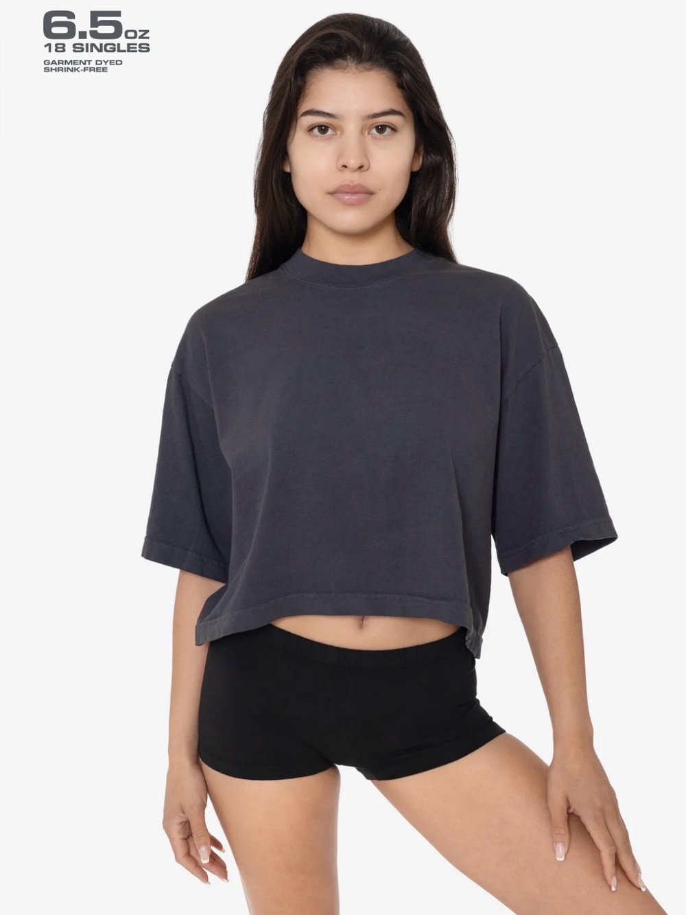 Los Angeles Apparel oversized crop tee